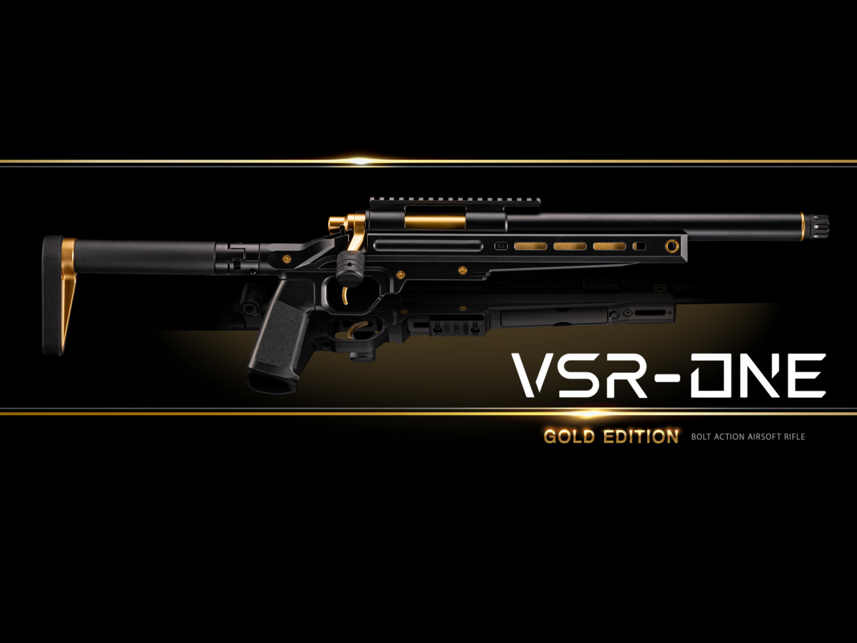 東京マルイ: エアコッキングガン本体 VSR-ONE ゴールドエディション