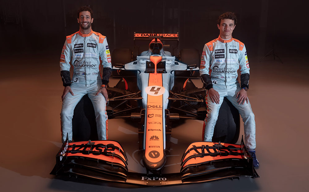 マクラーレン、F1モナコGPにガルフカラーのMCL35Mを投入 | Formula1