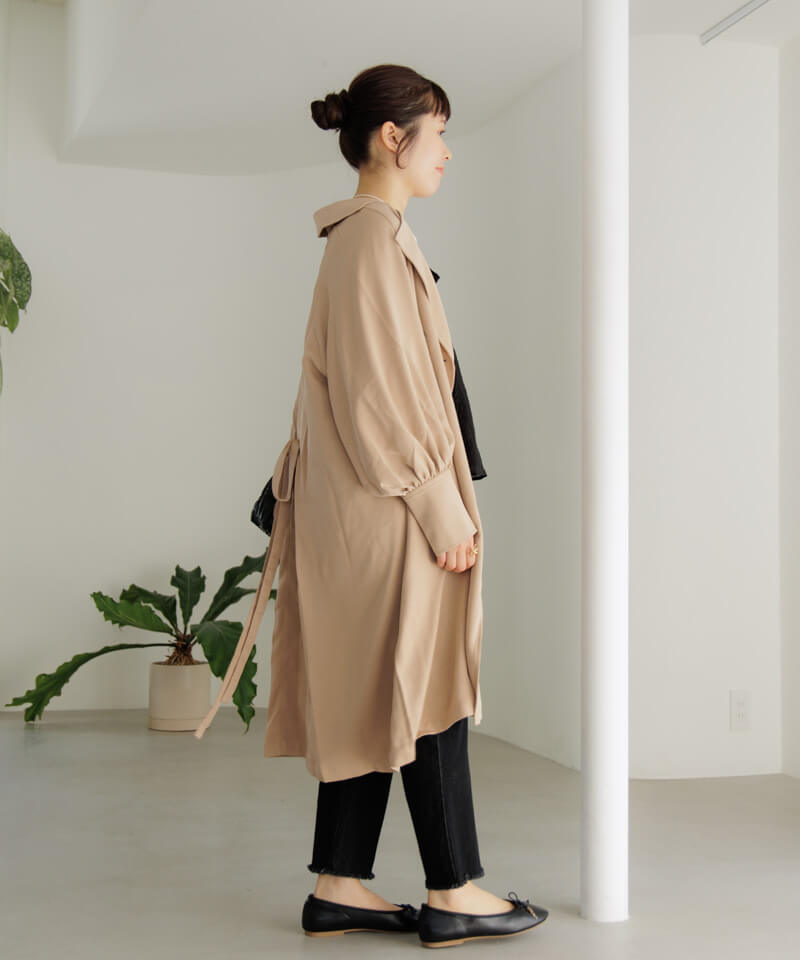 60%OFF】loosely trench coat～ﾙｰｽﾞﾘｰﾄﾚﾝﾁｺ-ﾄ | flower／フラワー公式通販