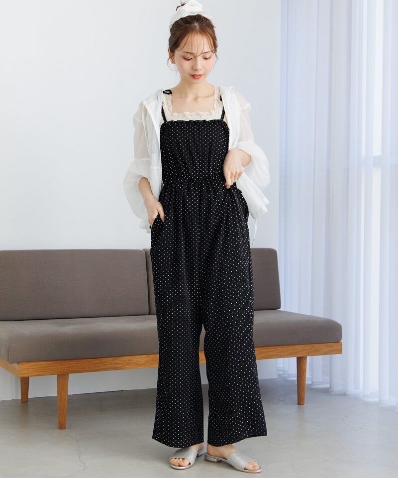 30%OFF】summery frill rompers～ｻﾏﾘｰﾌﾘﾙﾛﾝﾊﾟｰｽ | flower／フラワー