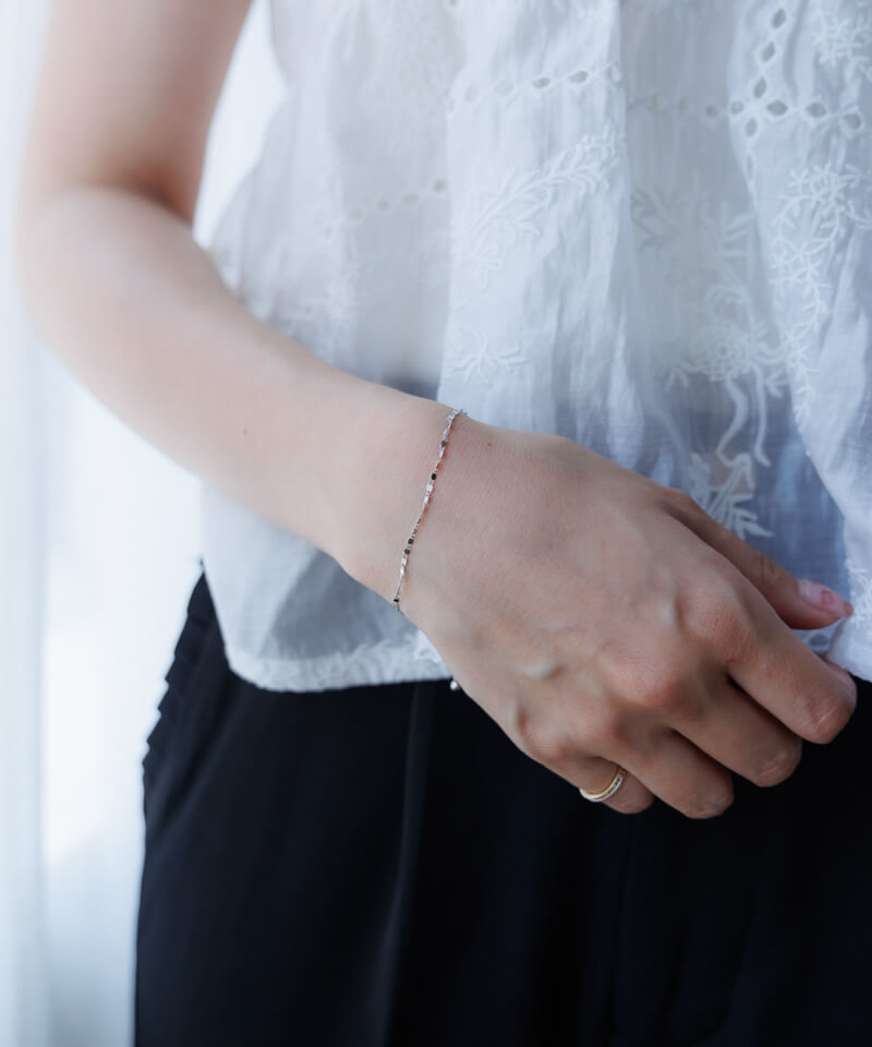 silver chain bracelet ～ｼﾙﾊﾞｰﾁｪｰﾝﾌﾞﾚｽﾚｯﾄ | flower／フラワー公式通販
