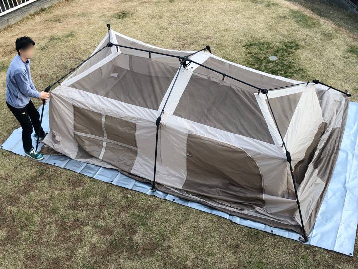 TOMOUNT Village 13.0 ロッジテント ヴィレッジ ワンタッチ TOMOUNT