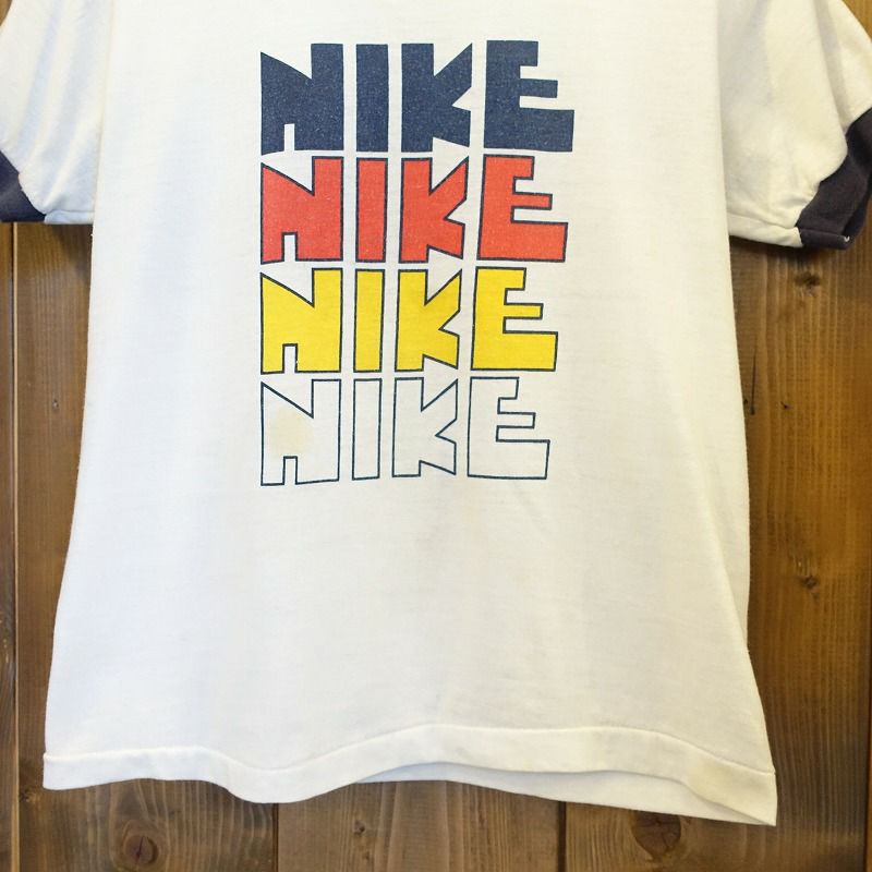 古着 70s ゴツナイキ 4段プリント Tシャツ | Flamingo Online 古着屋