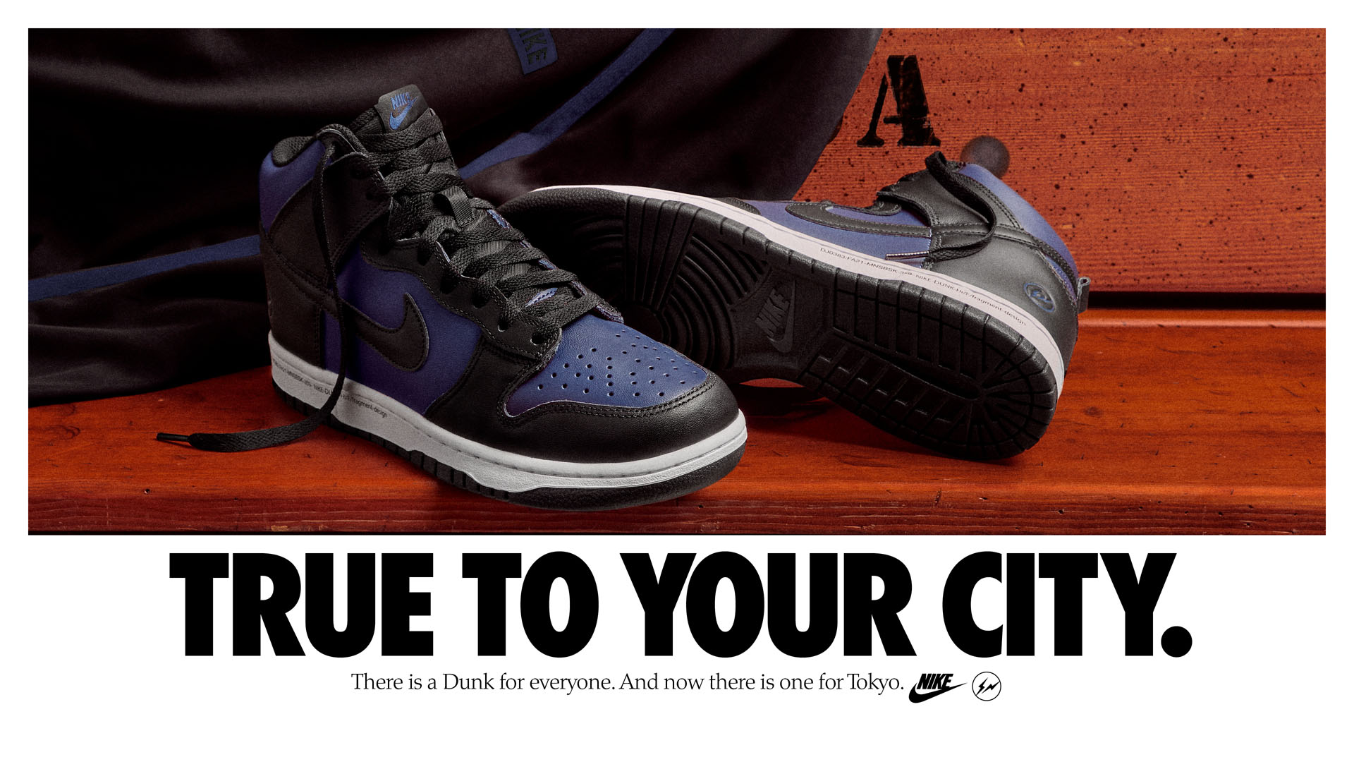 日本限定カラーのナイキ x フラグメント デザイン ダンク HI 登場