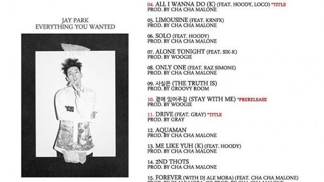 Jay Parkが19曲入りのニューアルバム『Everything You Wanted』の