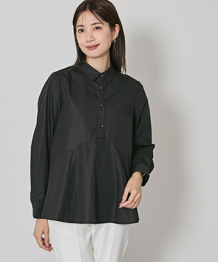 ウエスト切替フレアシャツブラウス | ur's（ユアーズ）