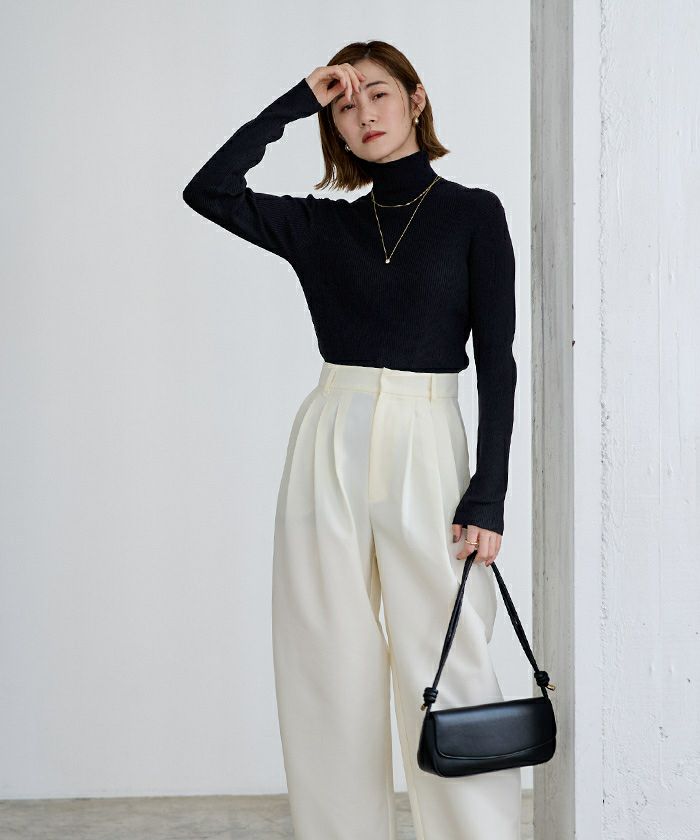 防ピリングタートルネックニット【メール便可／100】 | ur's（ユアーズ）