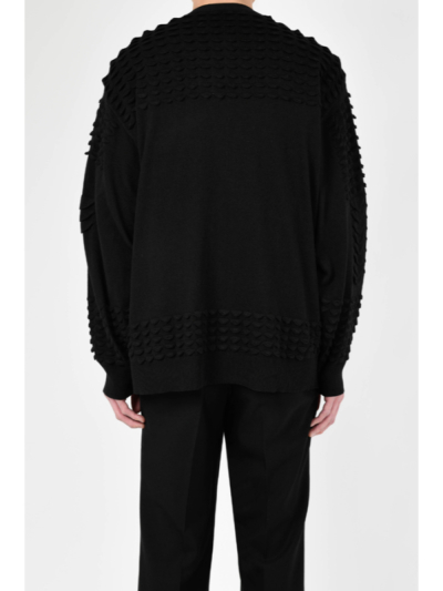 LAD MUSICIAN（ラッドミュージシャン) 2125-042 3D KNIT CARDIGANの