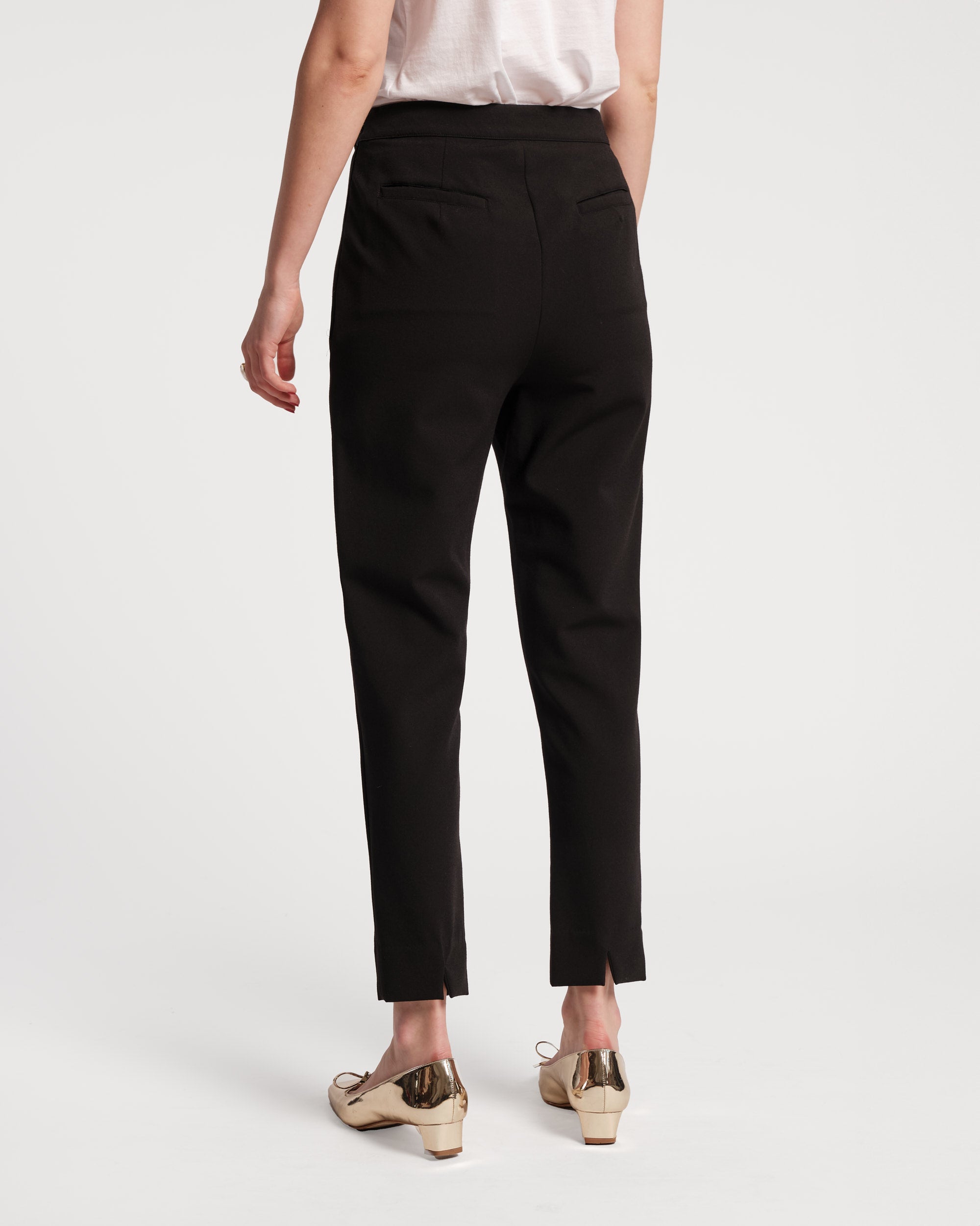 Lucy Japanese Stretch Cigarette Pant - Black – Frances Valentine