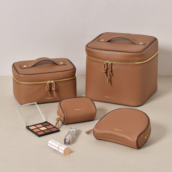 バイカラー バニティポーチ S ブラウン | Francfranc（フランフラン