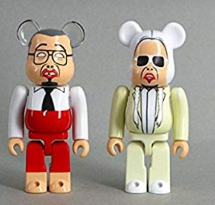 メディコムトイベアブリック 100% 野性爆弾 超くっきーランド バランス