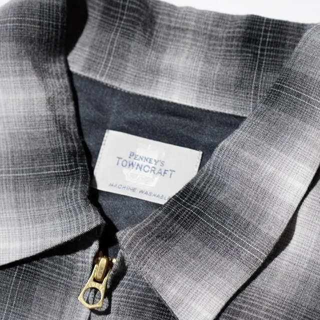 TOWN CRAFT [タウンクラフト] 50S ROCKBILLY RAYON JACKET (GRAY) 50s