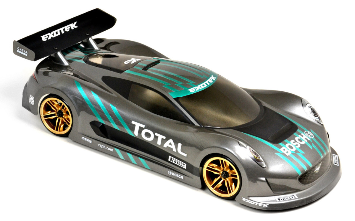 EXOTEK USGT LEXAN クリアーボディ 専用ウィング付属 J-ZERO(USGT公認