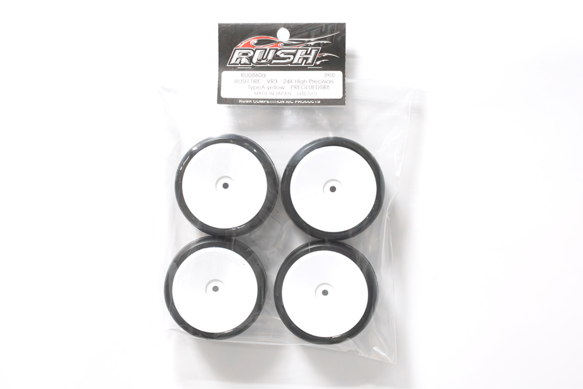 RUSH TIRE VR3 24X High Precision A Type yellow PREGLUEDTIRE