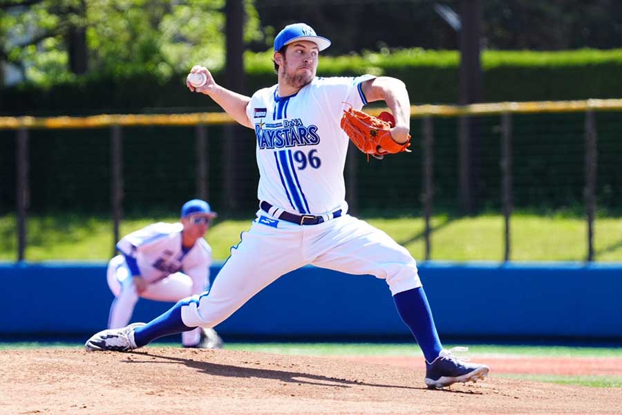 DeNAバウアー、日本デビューで4回6K無失点で2軍圧倒 最速155キロに大