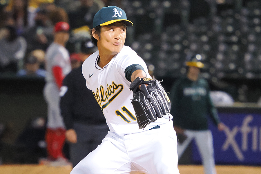 アスレチックス 藤浪晋太郎 渡米後 初奪三振 vsエンゼルス