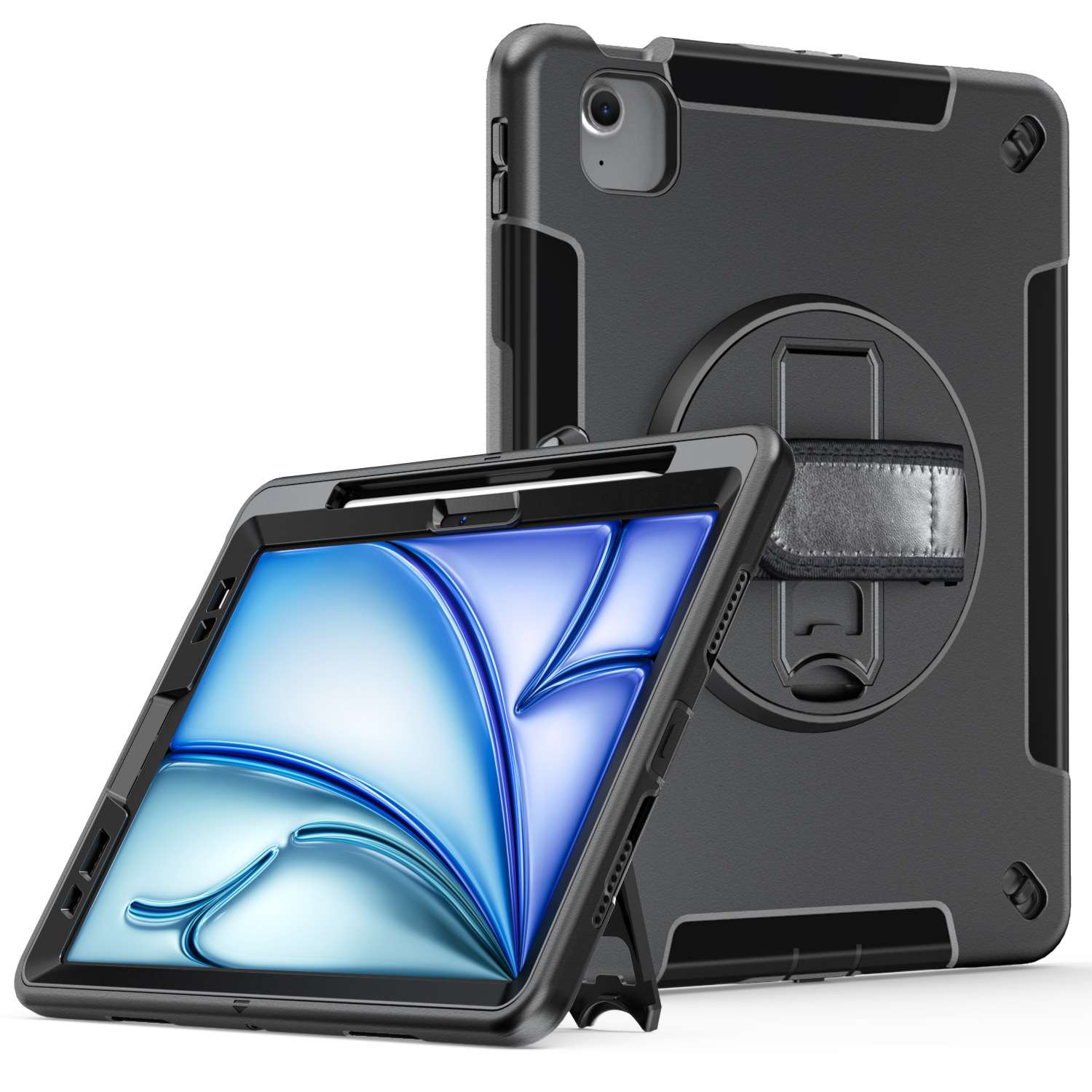 iPadケース 頑丈保護アイパッド第6世代用スタンド付きケース ipad 第6