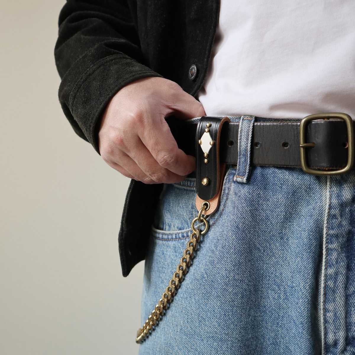 アメカジ 本革使用 職人手作り ウォレットチェーン ウォレット