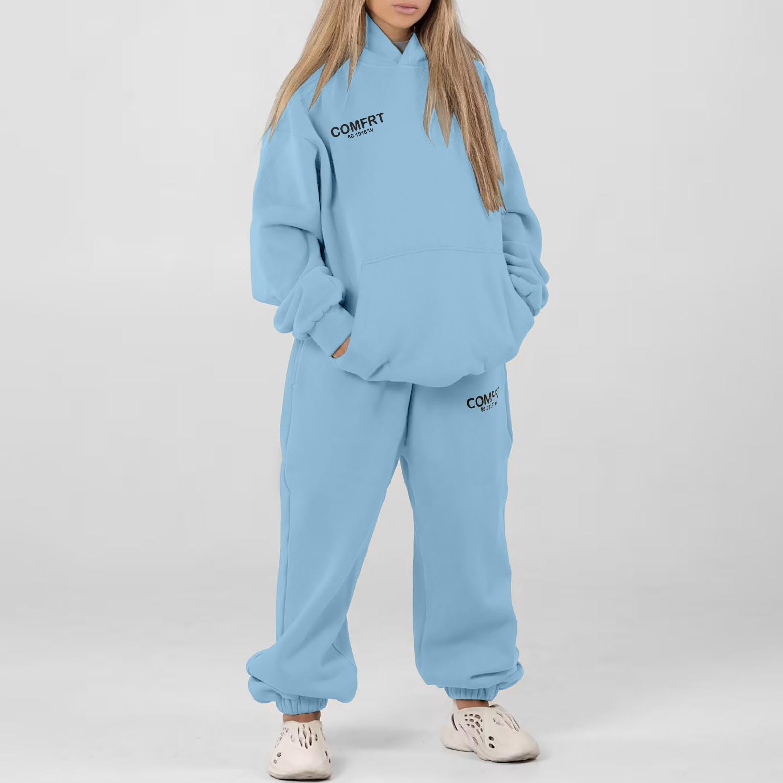 スウェット セットアップ ゆったりリラックス スウェット上下 ネイビー