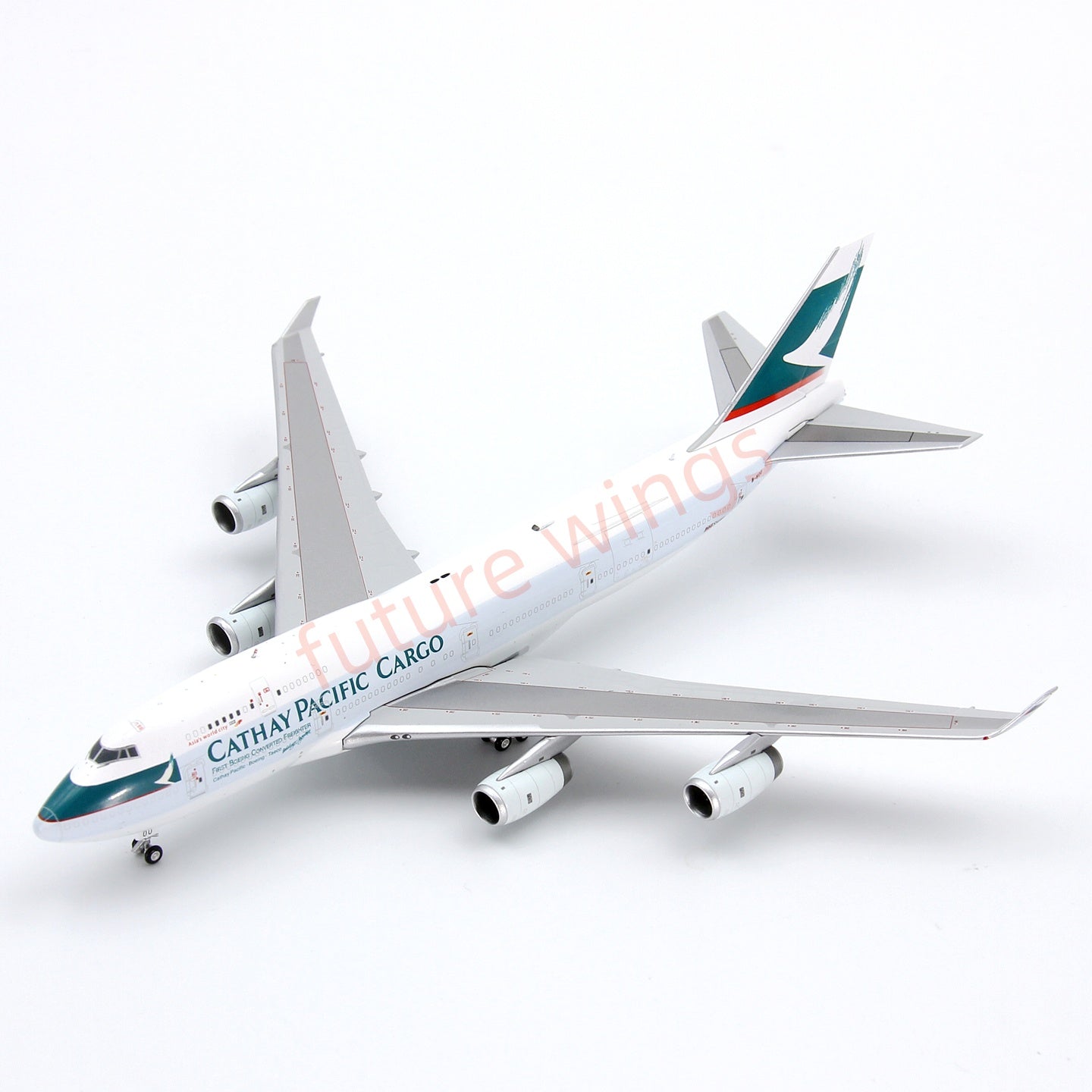 1:400 CW Cathay Pacific Cargo B747-400BCF B-HOU Aircraft Model+
