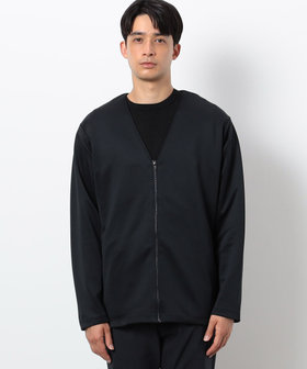 アンサンブル対応】 ダンボールニット ジップアップカーディガン（47
