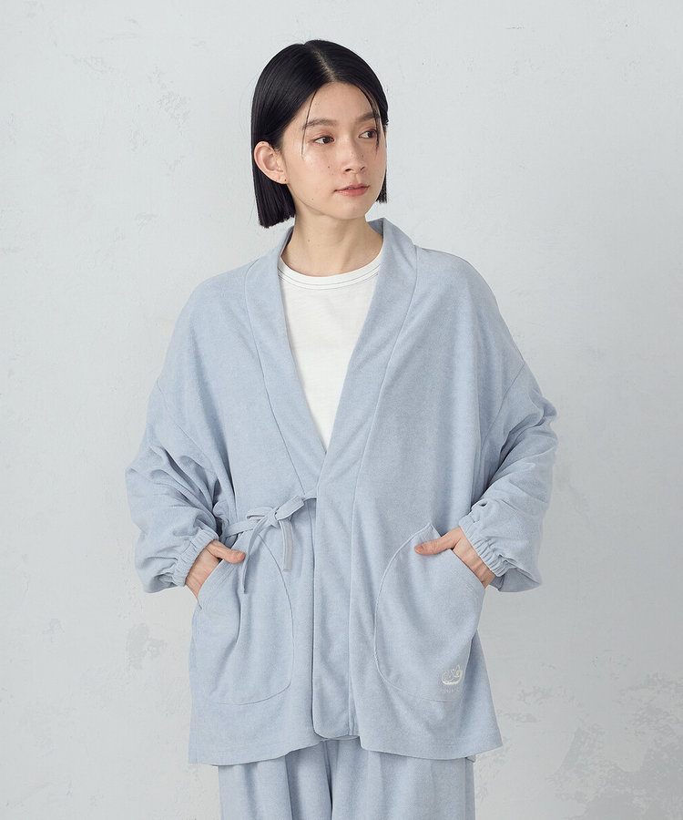 パイルジャージ作務衣 / セットアップ対応（52-21BK71-205）｜おにぎり