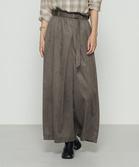 ポリスエード ラップ風スカート（72-02FM01-205）｜ギャバジンK.T