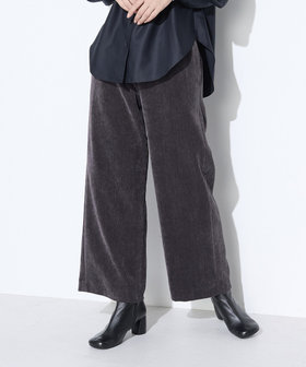 オトナシャンブレー タックワイドパンツ（72-04PK06-205）｜ギャバジン