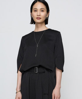 ブライトリーセットアップ】サテンストライプ プルオーバー（15-03HI03