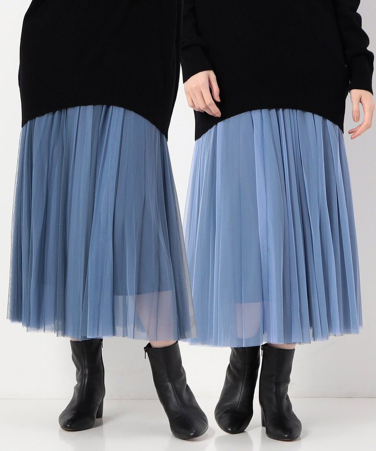 リバーシブル】ソフトチュール スカート（15-38FA17-202）｜コムサ