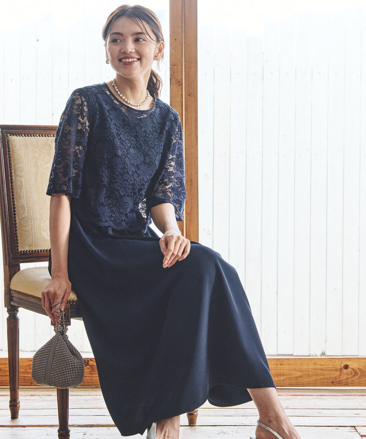 2WAYレースブラウス付き ワンピース（12-31OG01-204