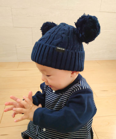 ぼんてん耳付き ニットキャップ（23-46RM01-205）｜コムサイズム