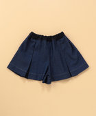 デニムライクストレッチ キュロットスカート (ベビーサイズ)（23