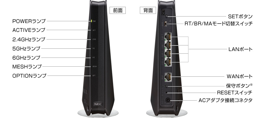 NEC Aterm PA-WX7800T8レビュー Wi-Fi6E対応の超高速ルーターを試す！