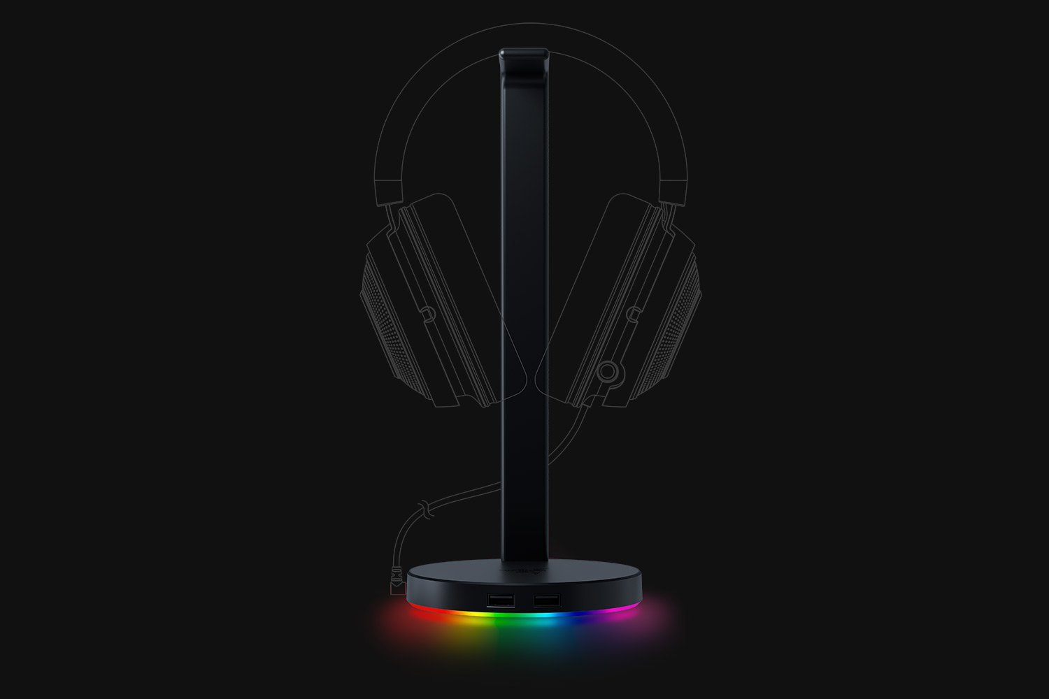 Razer Kraken V4 Pro Headset + OLED Control HUB + Razer Base Station v2