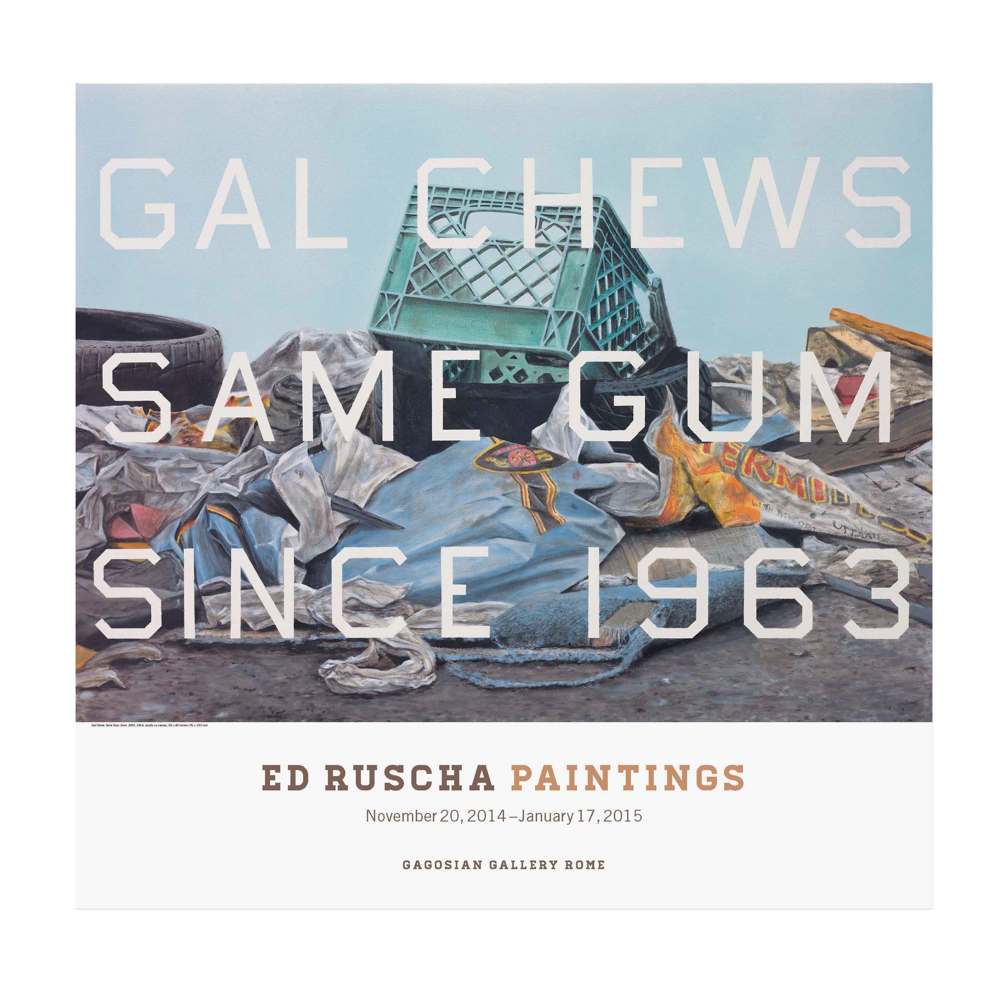 Ed Ruscha: Paintings Poster | Gagosian Shop