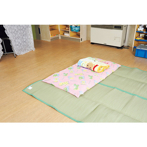 shop保育CANvol.57|たためる抗菌ゴザシート2畳ブルー＆グリーン|学研