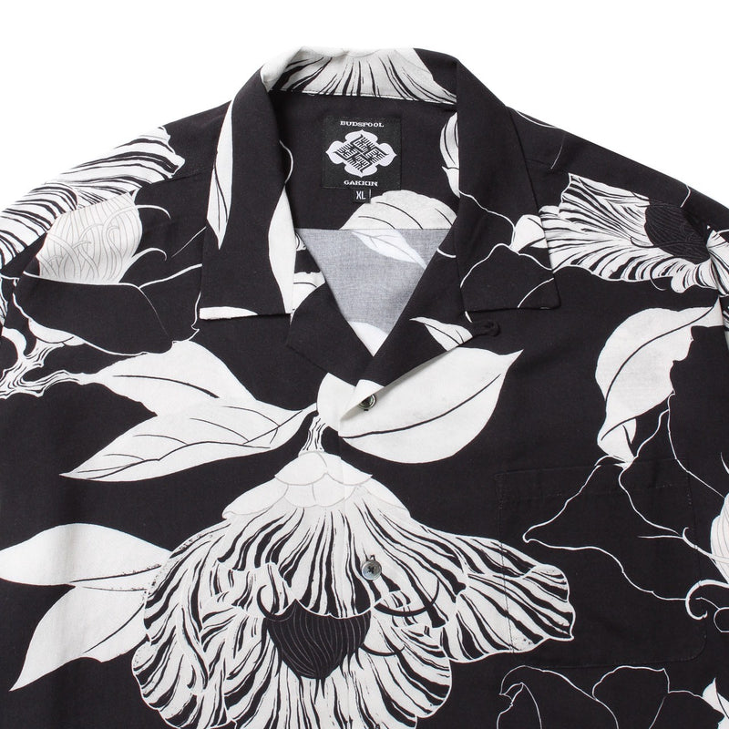 GAKKIN × BUDSPOOL 廻り花 L/S HAWAIIAN SHIRT – GXX