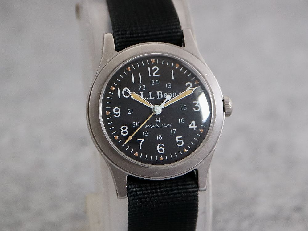 HAMILTON L.L.BEAN ビンテージ ミリタリー ウオッチ 17石 手巻き