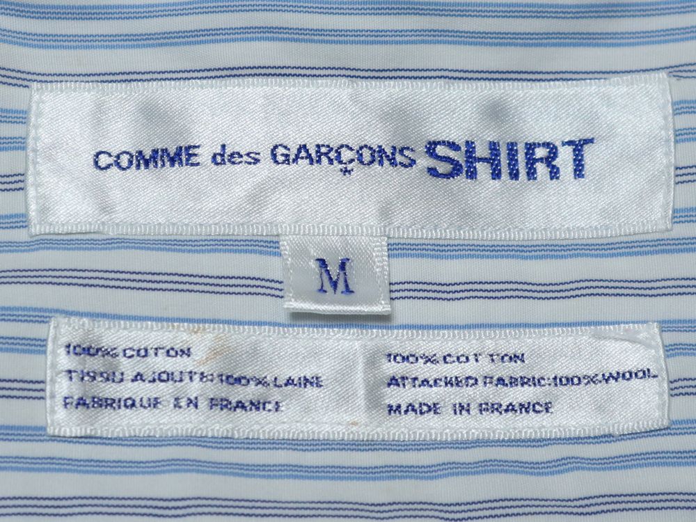 MADE IN FRANCE COMME des GARCONS SHIRT ビンテージ オールド コム デ