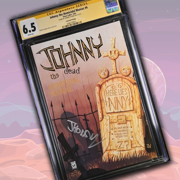 Johnny the Homicidal Maniac #6 Slave Labor CGC Signature Series 6.5 Si