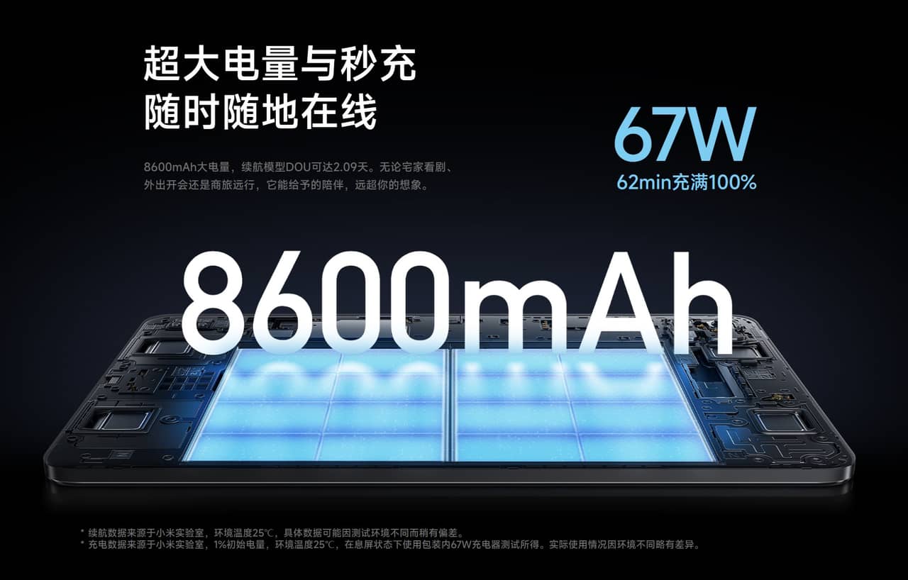 Xiaomi Pad 6」「Xiaomi Pad 6 Pro」発表！無印は870、上位は8+ Gen 1