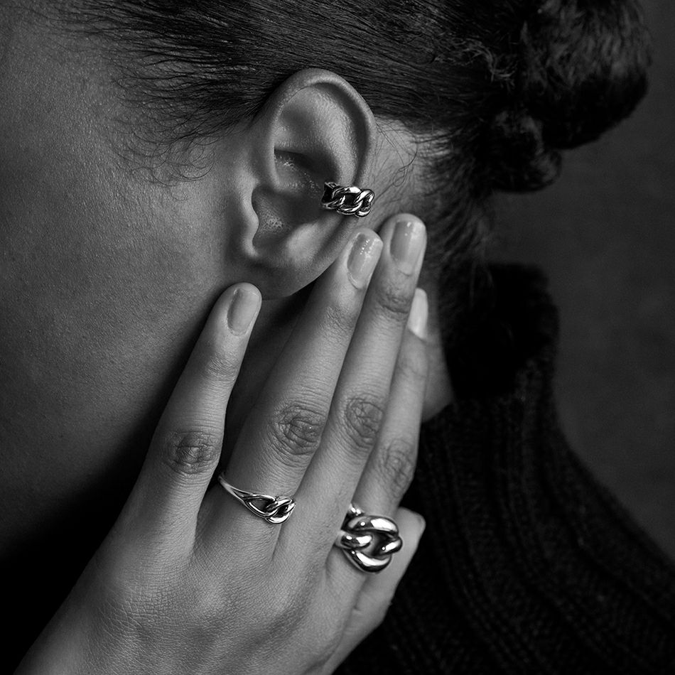 Curb Chain Ring - S | GARNI ONLINE STORE