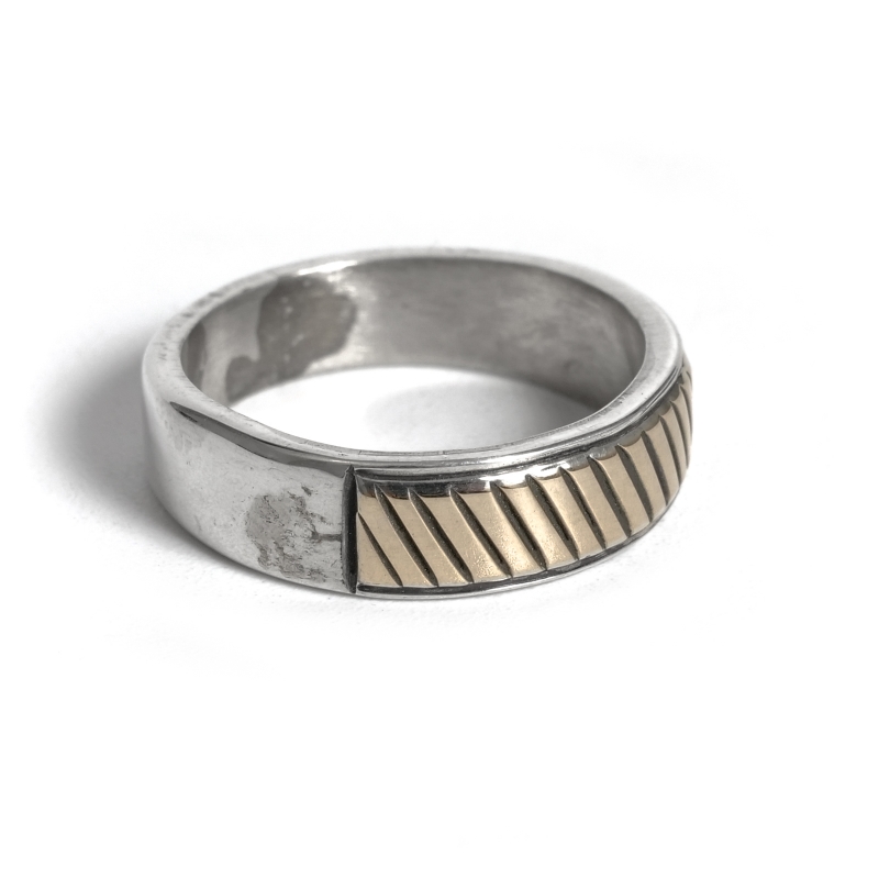 11号 ブルースモーガン 14金トップスタンプ リング｜マライカ公式通販