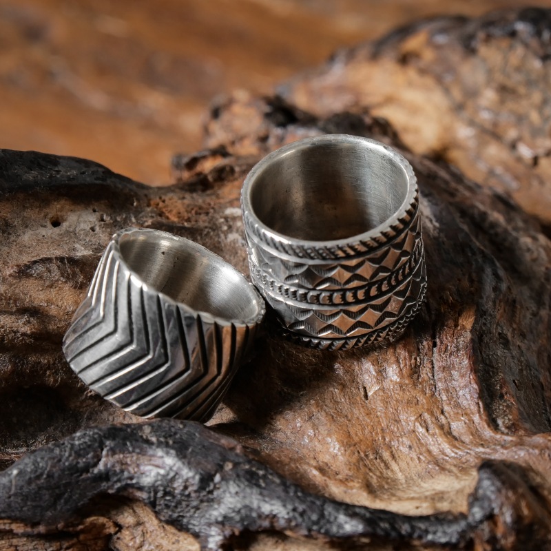 22号 ペリーショーティ コインシルバー リング｜マライカ公式通販