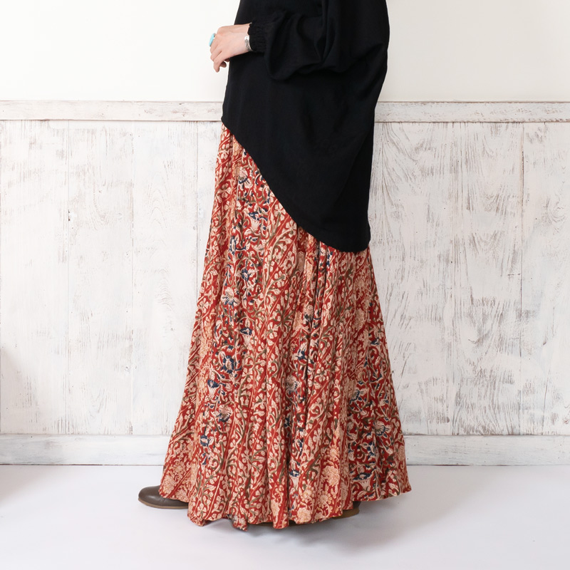 レーヨンカラムカリエスカルゴスカート｜マライカ公式通販