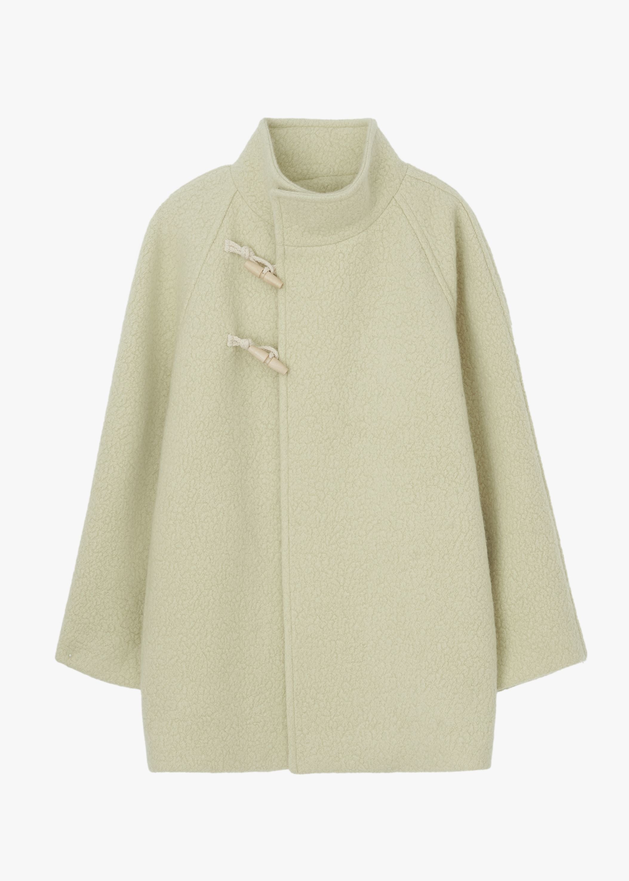 HIGH-NECK TOGGLE COAT