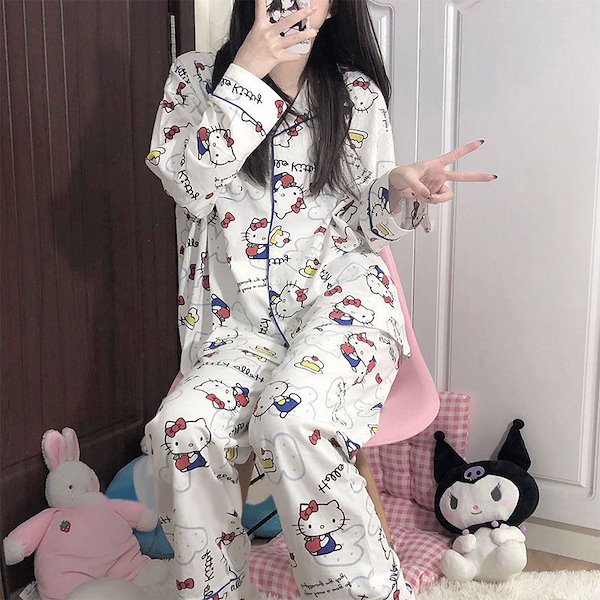 Qoo10] 大人気 2025 新作 キティ パジャマ