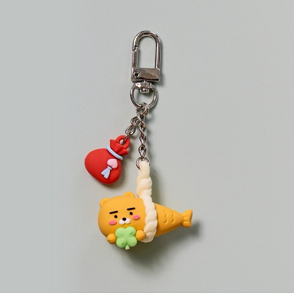 Qoo10] カカオフレンズ 厄除け 明太フィギュアキーリング チュン