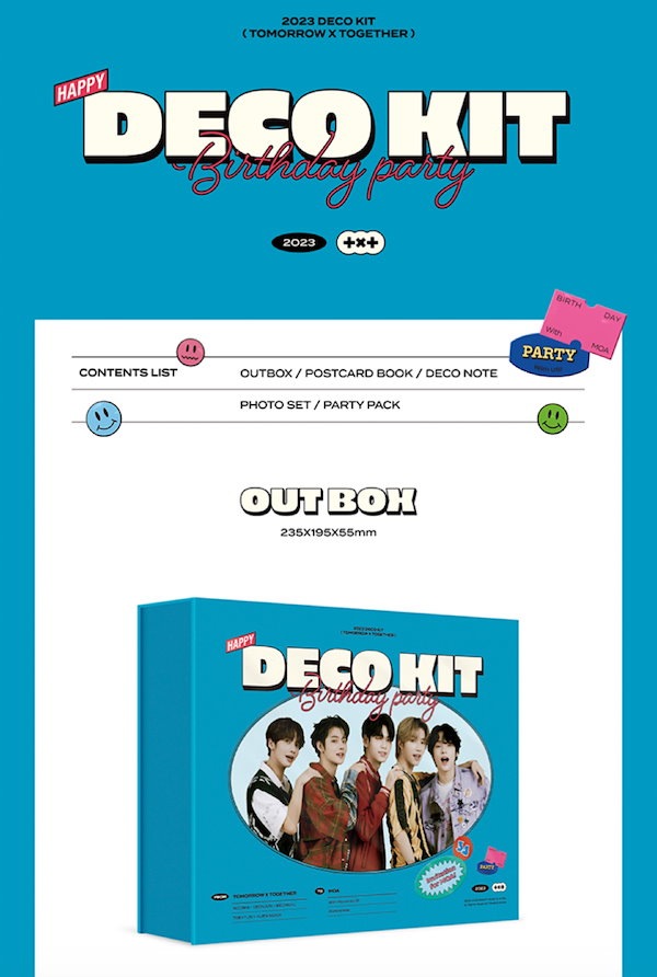 Qoo10] TXT 2023 デコキット 特典セット
